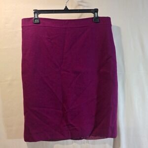 Willi Smith Magenta Tweed Pencil Skirt‎ Career Business Size 10